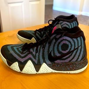 Nike Kyrie 4 Black Laser Decade Pack 80s Fuchsia - Size 10 - Basketball Shoes